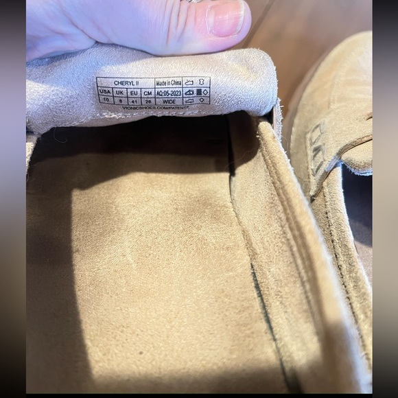 Vionic Tan Suede Loafers - Picture 2 of 6